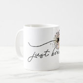 Mug Respirer simplement Inspiration de pissenlit Yoga (Devant gauche)