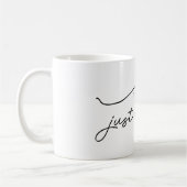Mug Respirer simplement Inspiration de pissenlit Yoga (Gauche)
