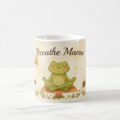 Mug Respirez Maman Grenouille Mignonne Art de Mindfuln (Centre)