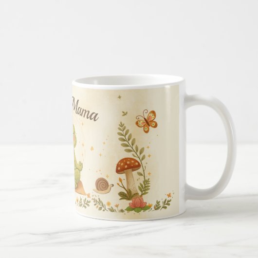 Mug Respirez Maman Grenouille Mignonne Art de Mindfuln (Droite)