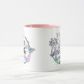 Mug Respirez simplement Papillons Pissenlit Yoga de so (Centre)