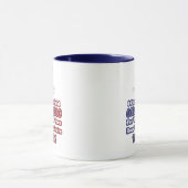 Mug Responsabilité drôle et parler de bleu rouge confu (Centre)