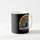 Mug Responsable comptable Leopard Rainbow Accounting R (Devant droit)