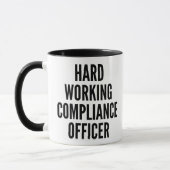 Mug Responsable de la conformité au travail (Gauche)