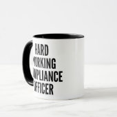 Mug Responsable de la conformité au travail (Devant gauche)