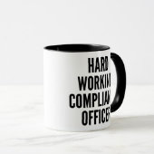 Mug Responsable de la conformité au travail (Devant droit)