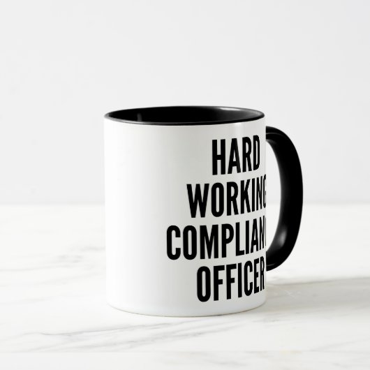 Mug Responsable de la conformité au travail (Devant droit)