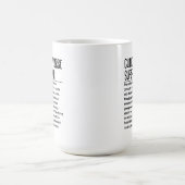 Mug Responsable de l'infirmière clinique (Centre)