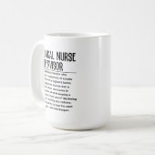 Mug Responsable de l'infirmière clinique (Devant gauche)