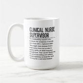 Mug Responsable de l'infirmière clinique (Gauche)