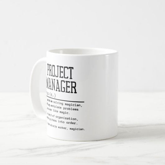 Mug Responsable de projet (Devant gauche)