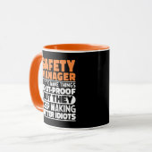 Mug Responsable De Sécurité J'Essaie De Faire Des Chos (Devant gauche)