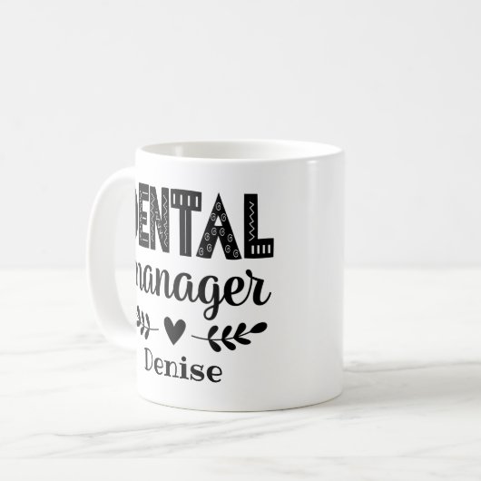 Mug Responsable dentaire personnalisé (Devant gauche)