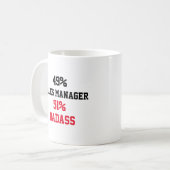 Mug Responsable des ventes Badass (Devant gauche)