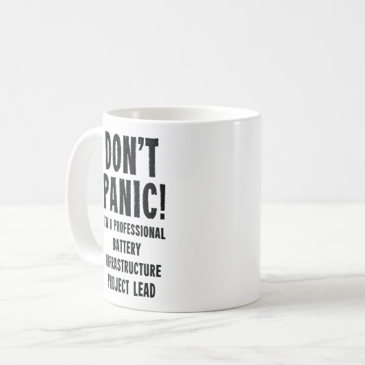 Mug Responsable du projet d'infrastructure de batterie (Devant gauche)