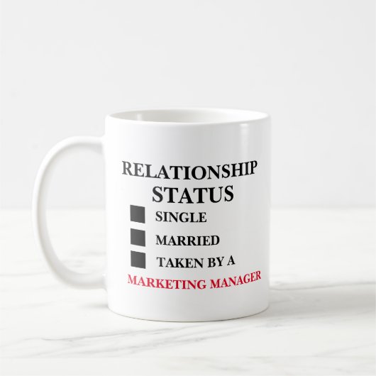 Mug Responsable marketing du statut de la relation (Gauche)