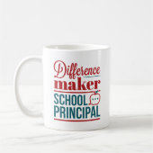 Mug Responsable principal de différence de l'école (Gauche)