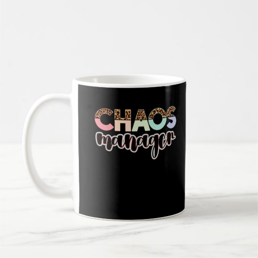 Mug Responsable principal Funny Chaos Manager (Gauche)