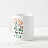Mug Responsable RH Jour de la Saint Patrick Shenanigan (Devant gauche)