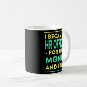 Mug Responsable RH pour le département des RH argent e (Devant droit)