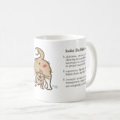 Mug "Ressemble à A de Fido **" (la définition) (Devant droit)