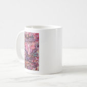 Mug Ressentez ma beauté Ange du cancer rose rose (Devant gauche)
