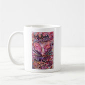Mug Ressentez ma beauté Ange du cancer rose rose (Gauche)