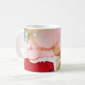 Mug Ressort - art abstrait d'encre par Karen Ruane (Devant gauche)