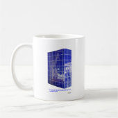 Mug Ressort chaud, AR BlueTile Reflection Cadeaux (Gauche)