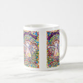 Mug Ressort Coeurs Ange Cancer ne peut pas Poem Café M (Devant droit)
