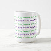 Mug Ressort pour les mots (Devant droit)