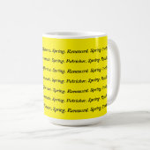 Mug Ressort pour les mots (Devant droit)