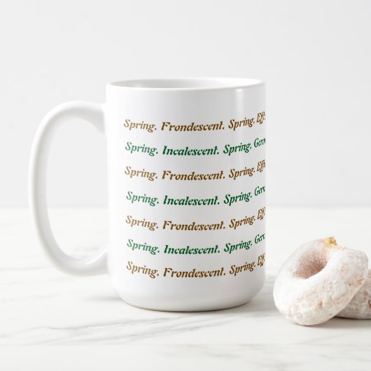 Mug Ressort pour les mots (Avec donut)