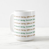 Mug Ressort pour les mots (Devant gauche)