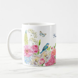 Mug Ressort rose rose rose floral