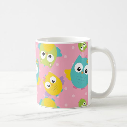 Mug Ressort rustique de vacances de hibou de Pâques de (Droite)