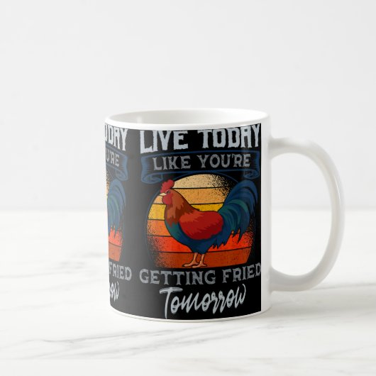 Mug Restaurant amateur de nourriture de poulet frit Ch (Droite)