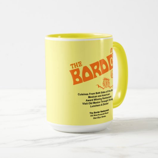 Mug Restaurant Border, Glen Ellyn, IL (Devant droit)