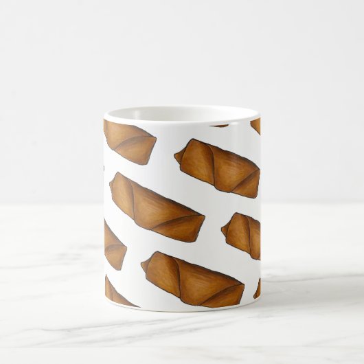 Mug Restaurant chinois Alimentation Oeuf Roll de print (Centre)