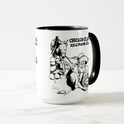 Mug Restaurant de la société Chicago (Devant droit)