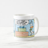 Mug Restaurant drôle d'écrevisses comique (Devant droit)