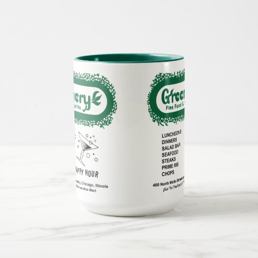 Mug Restaurant Greenery, Chicago, IL (Centre)