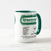 Mug Restaurant Greenery, Chicago, IL (Devant droit)