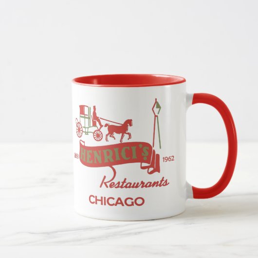 Mug Restaurant Henrici, Chicago, IL 1868-1962 (Droite)
