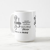 Mug Restaurant La Strada, Vieille Ville, Chicago, IL (Devant gauche)