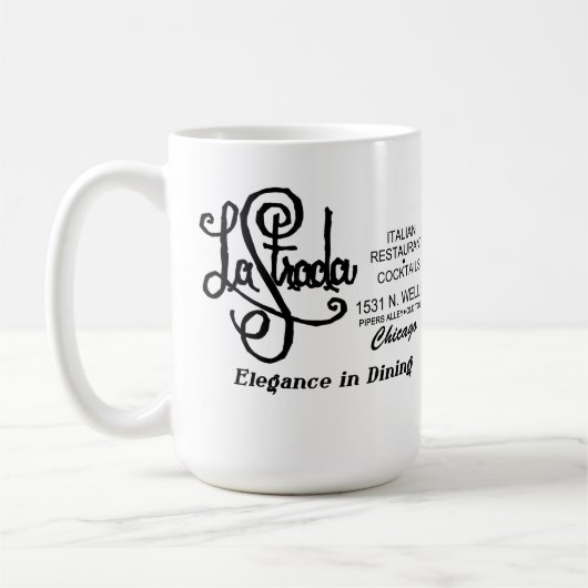 Mug Restaurant La Strada, Vieille Ville, Chicago, IL (Gauche)