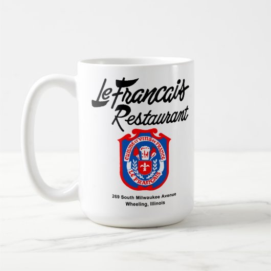 Mug Restaurant Le Francais, Roue, Illinois (Gauche)