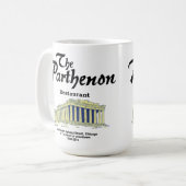 Mug Restaurant Parthenon, Greektown, Chicago (Devant gauche)