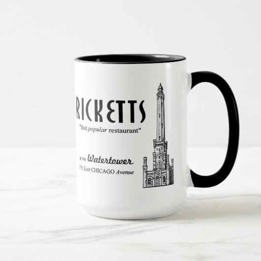 Mug Restaurant Ricketts, Chicago, Illinois (Droite)