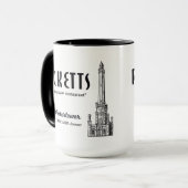 Mug Restaurant Ricketts, Chicago, Illinois (Devant gauche)